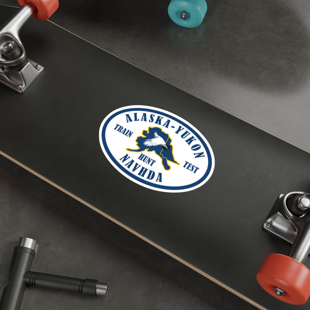 Die-Cut Sticker (Oval) with Custom Logo