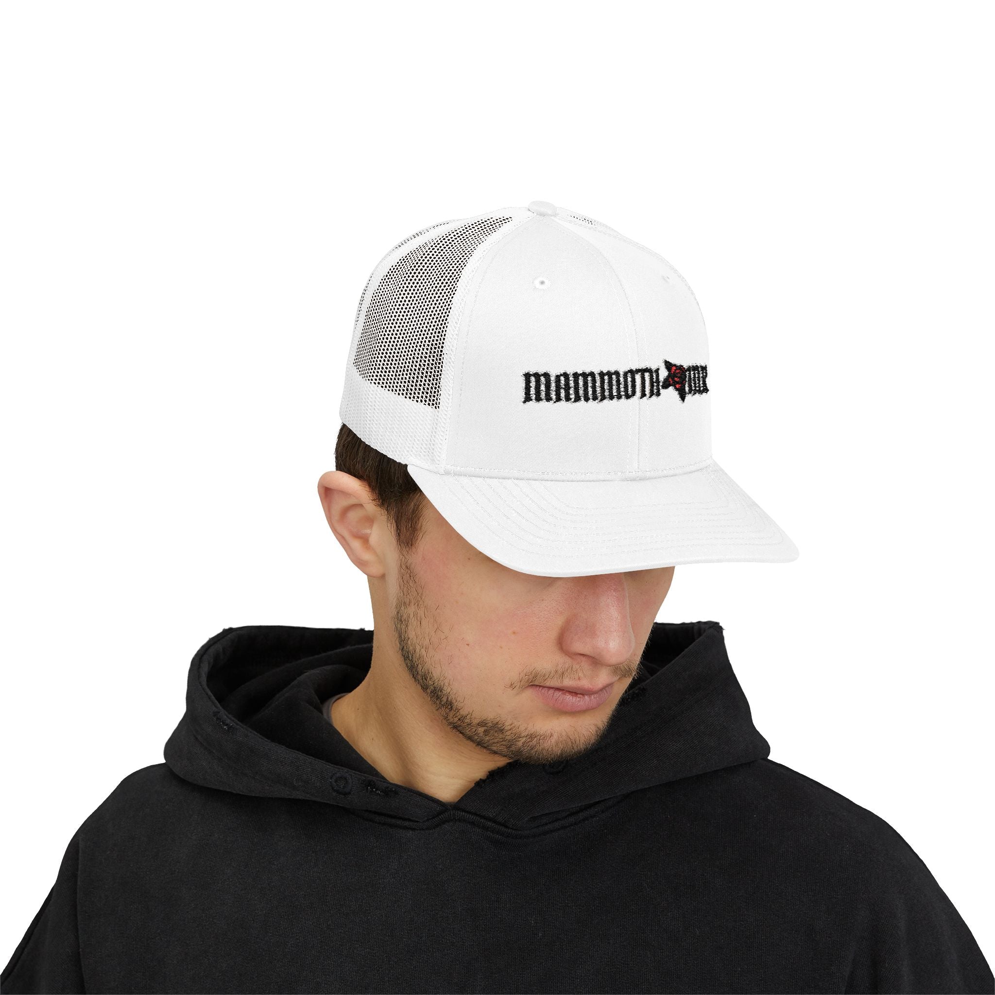 Yupoong® 6606 Snapback Trucker Cap with Embroidered Logo - Mammoth Ink