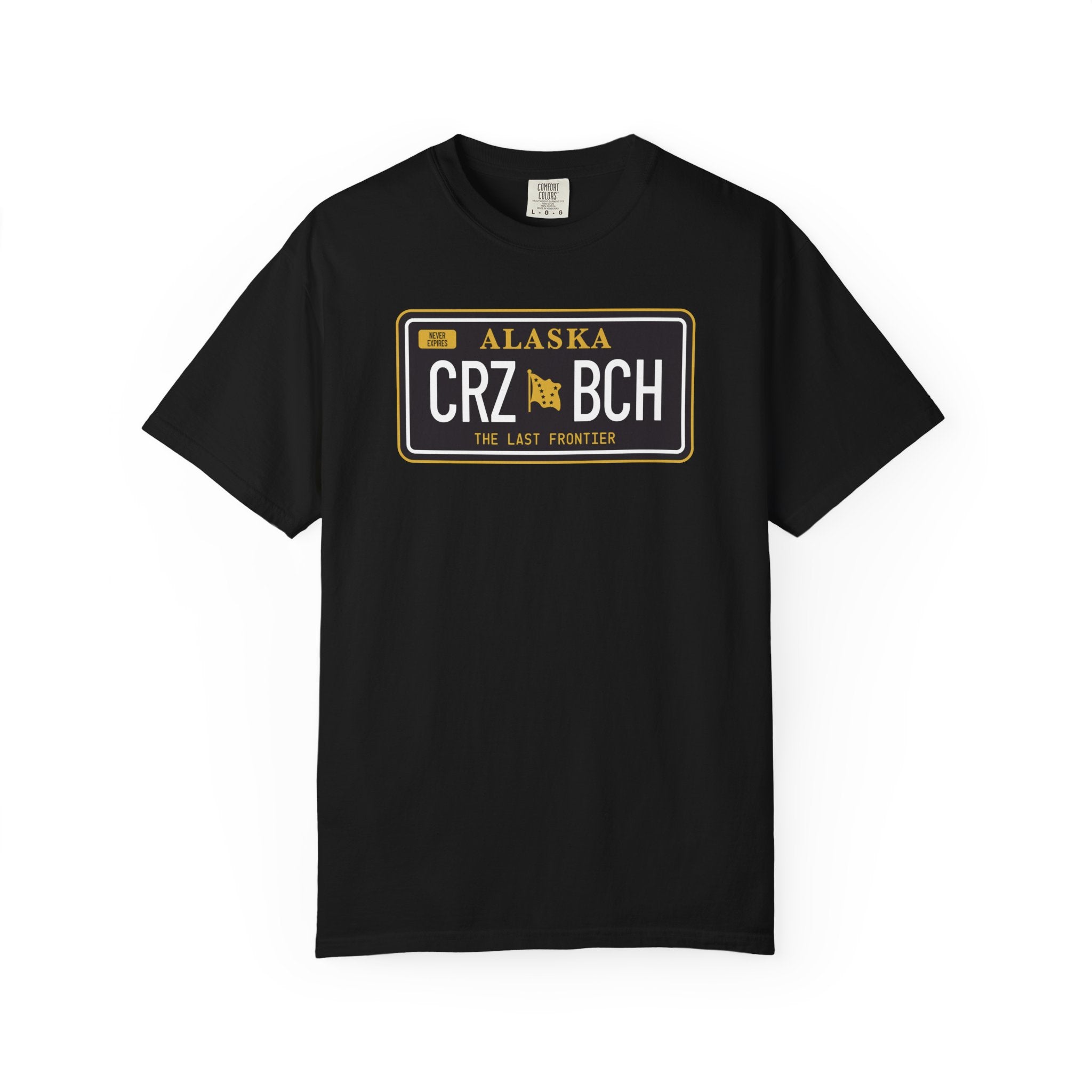 Crazy Bitch - Black Plate Garment-Dyed T-shirt - BitchGear™