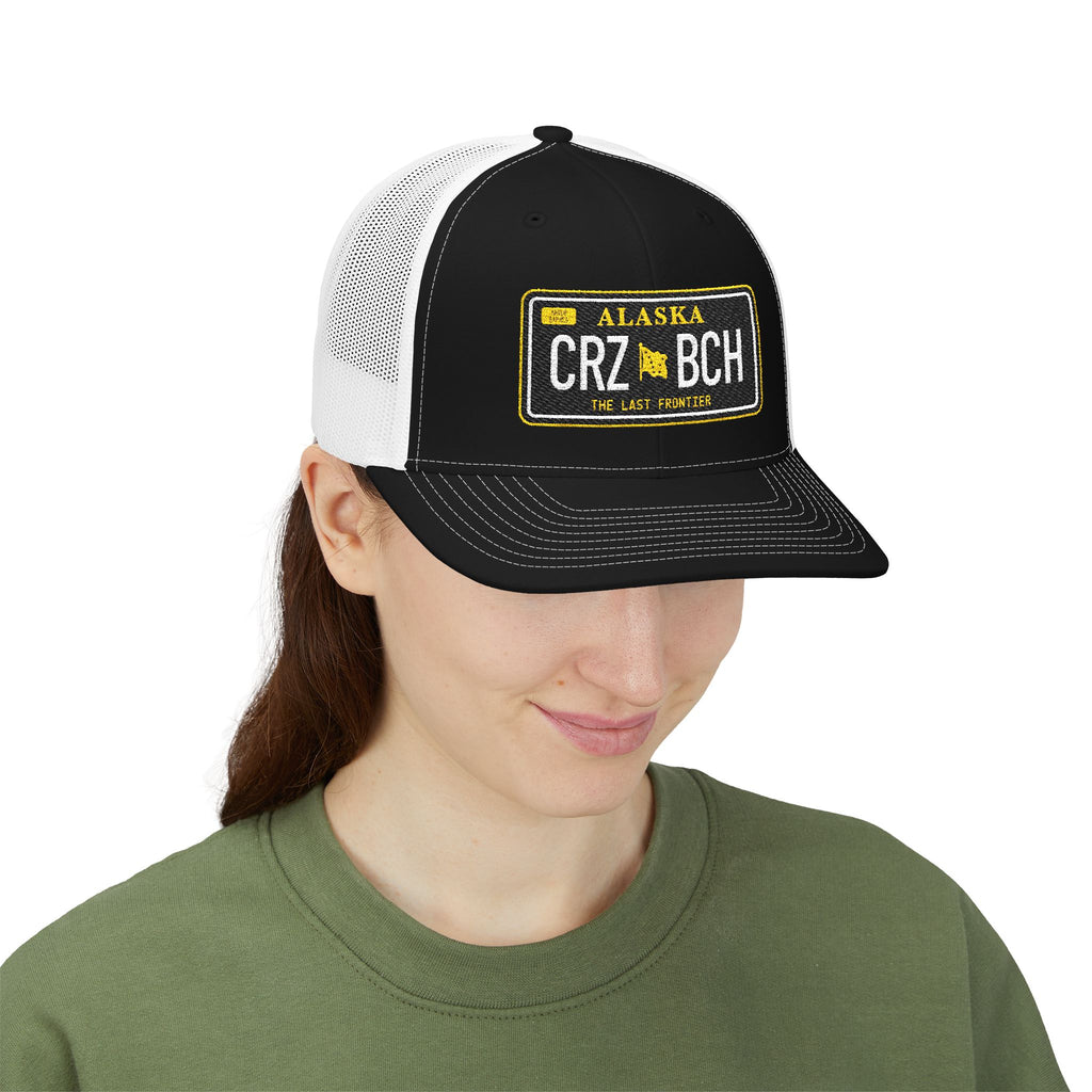 CRZBCH™ Embroidered Snapback Trucker Cap