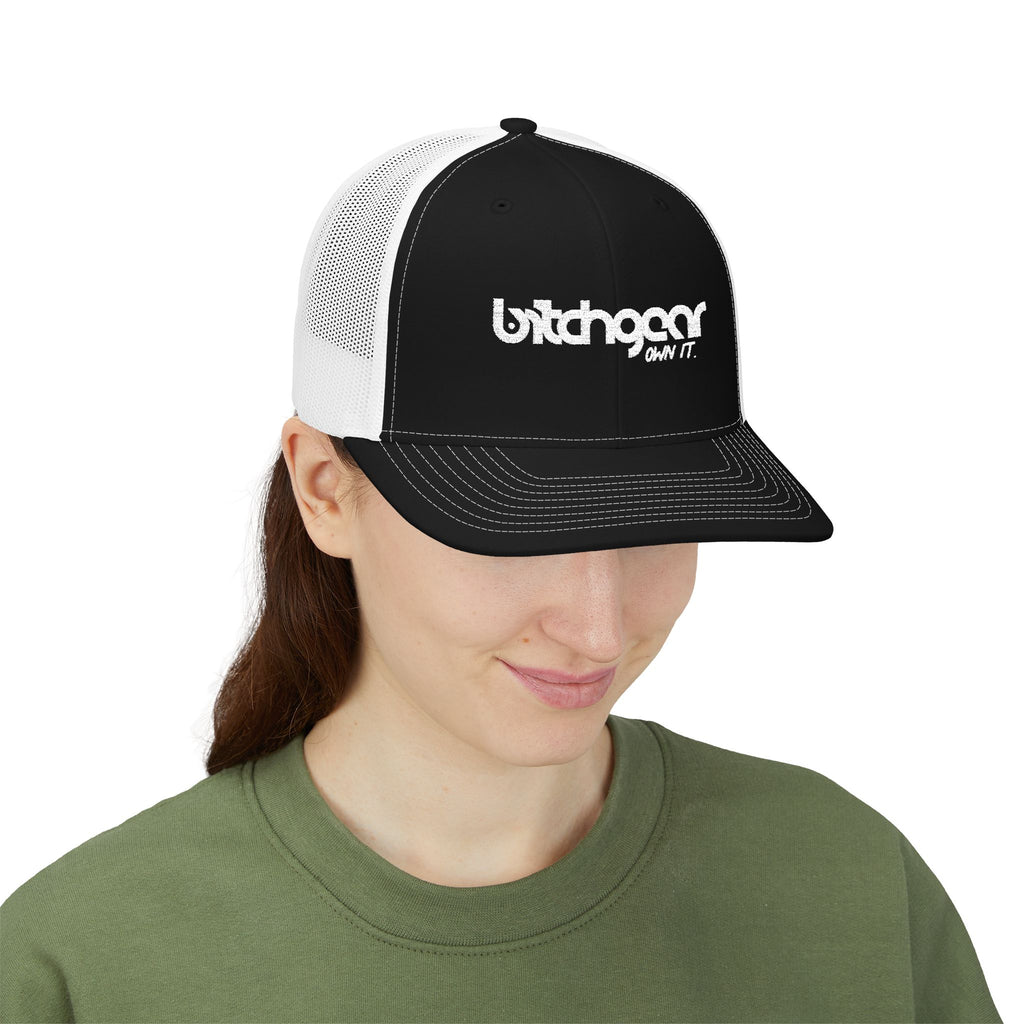 BitchGear™ Logo - Embroidered Snapback Trucker Cap