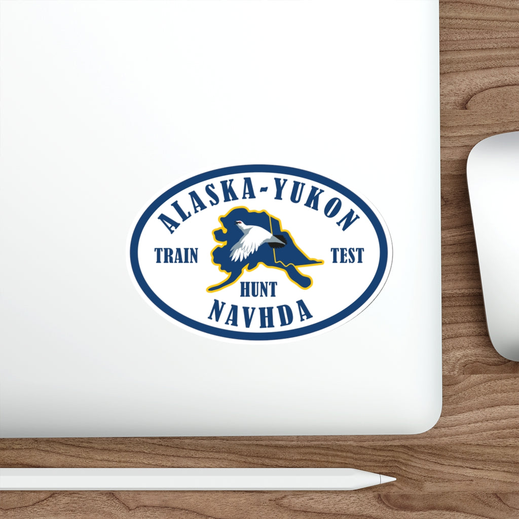 Die-Cut Sticker (Oval) with Custom Logo