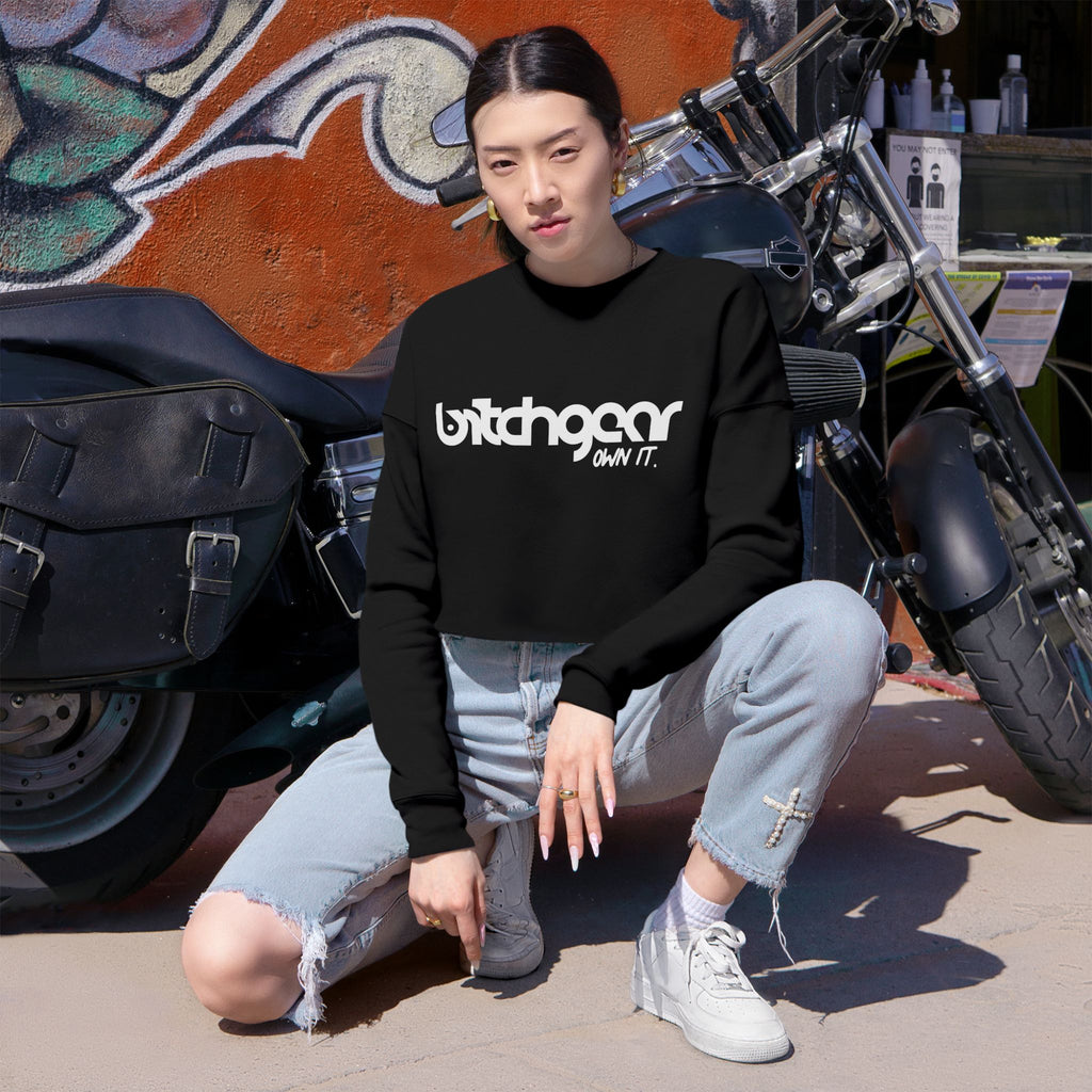 BitchGear™ Logo - Women's Cropped Sweatshirt