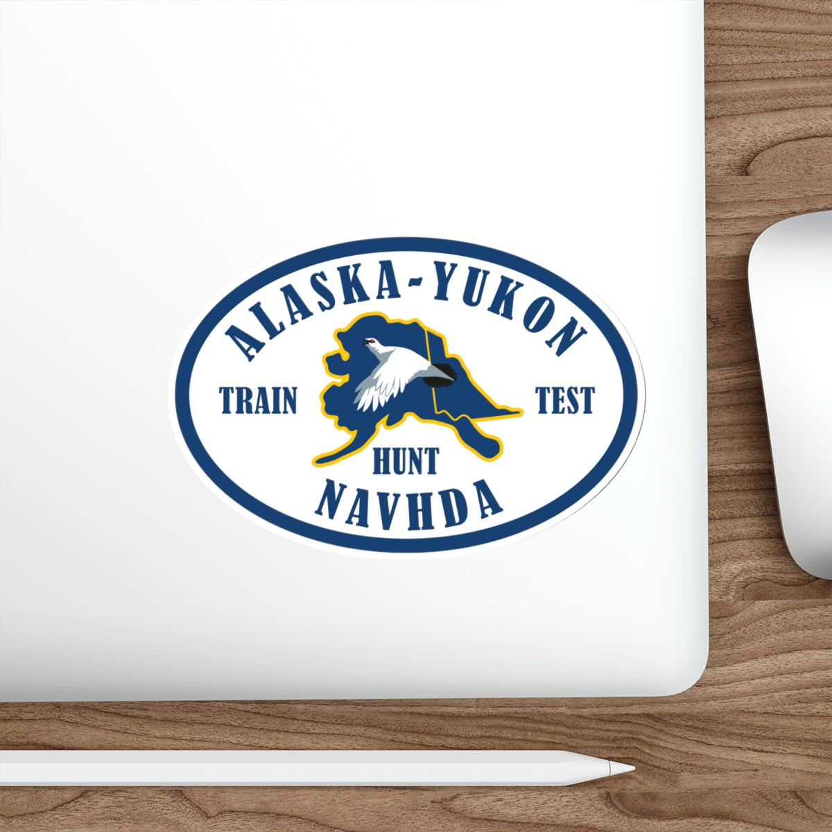 Die-Cut Sticker (Oval) with Custom Logo