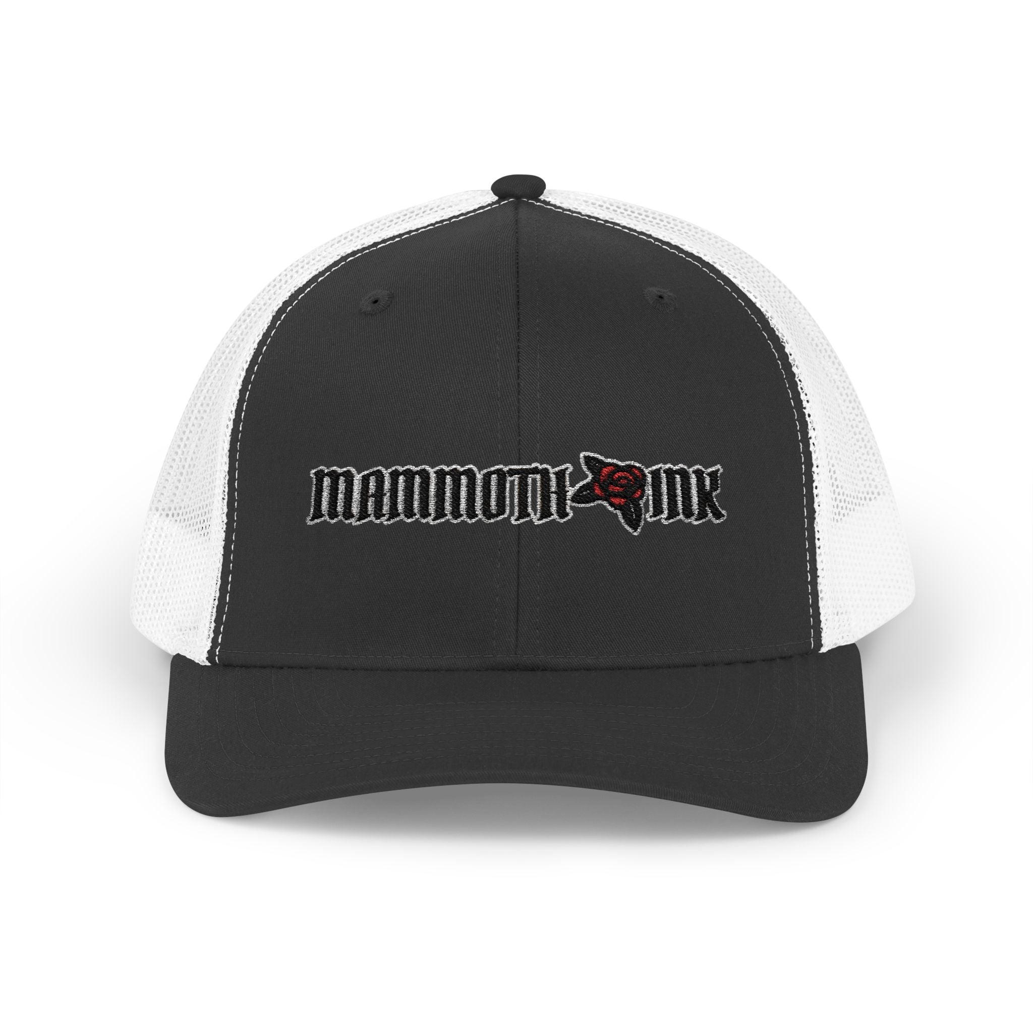 Yupoong® 6606 Snapback Trucker Cap with Embroidered Logo - Mammoth Ink