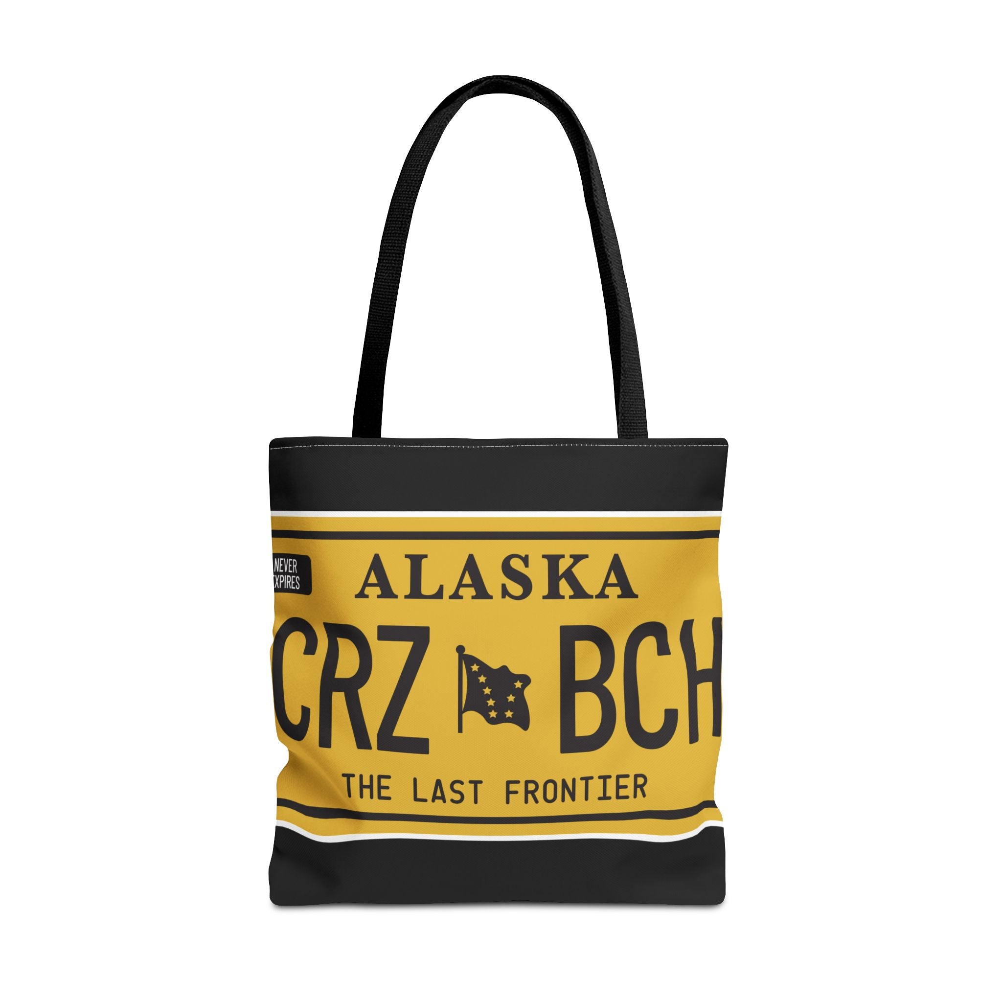 Crazy Bitch - Gold Plate Canvas Tote Bag - Bitchgear™
