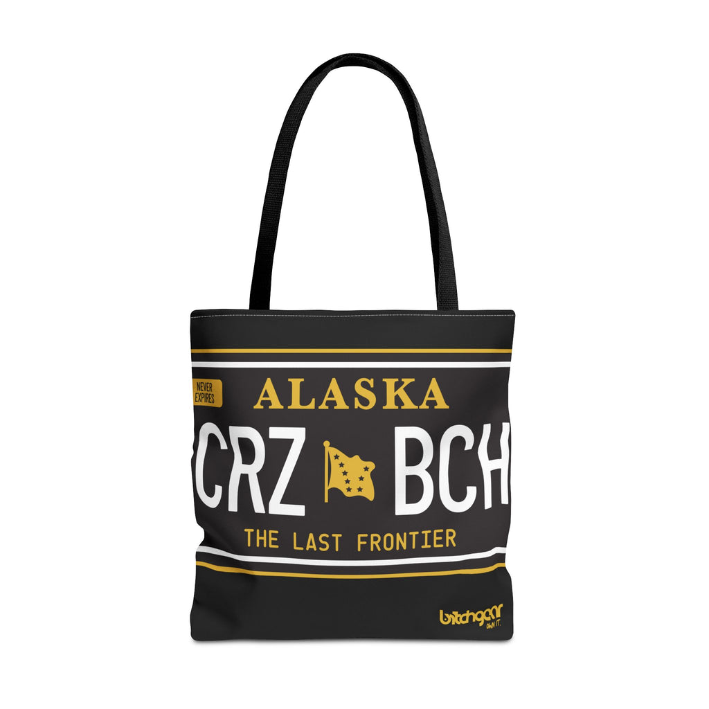 Copy of Crazy Bitch - Gold Plate Canvas Tote Bag - Bitchgear™