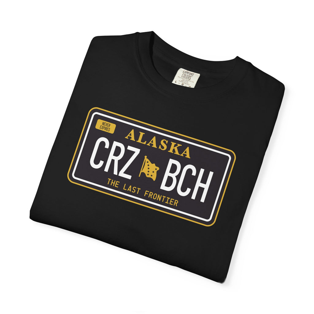Crazy Bitch - Black Plate Garment-Dyed T-shirt - BitchGear™