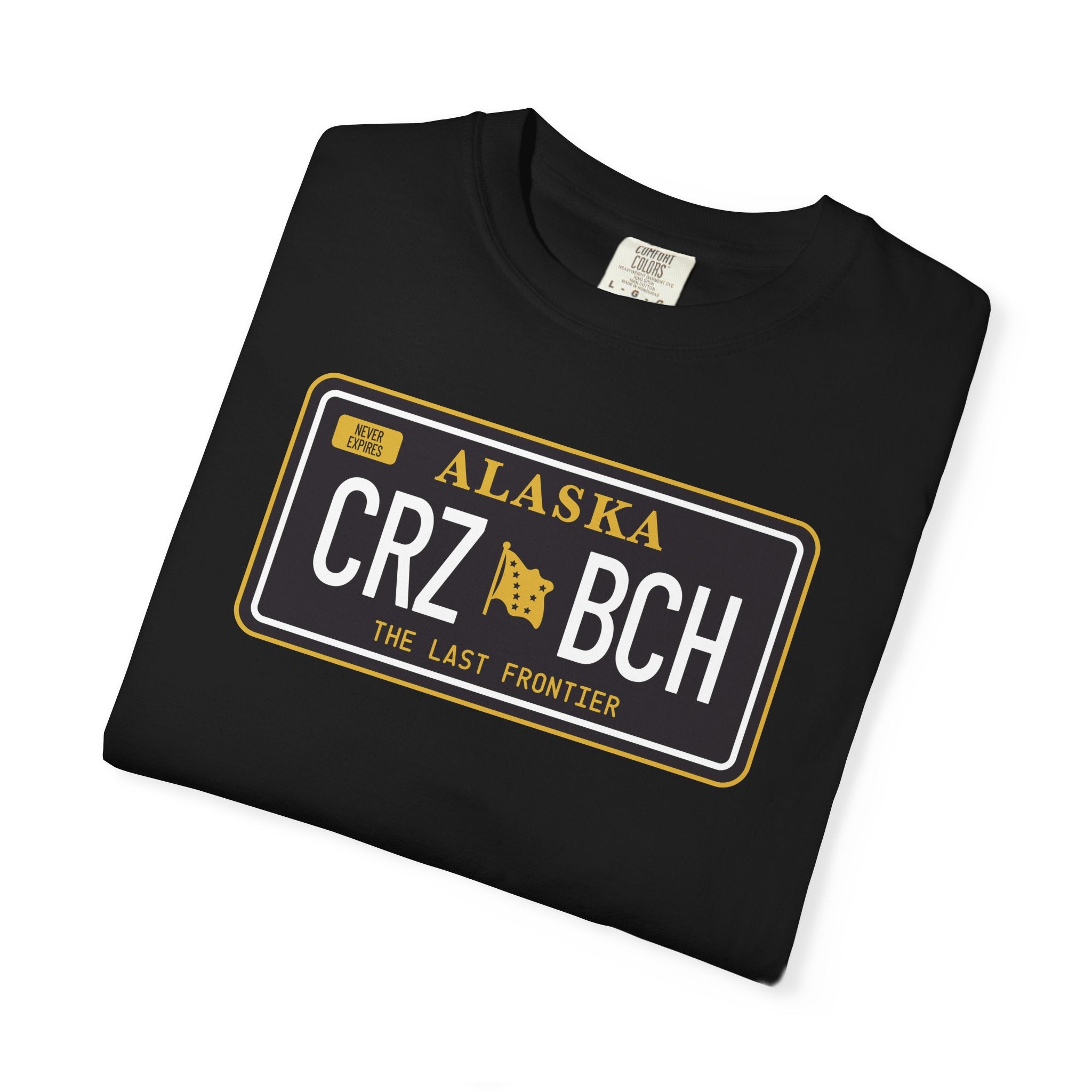 Crazy Bitch - Black Plate Garment-Dyed T-shirt - BitchGear™