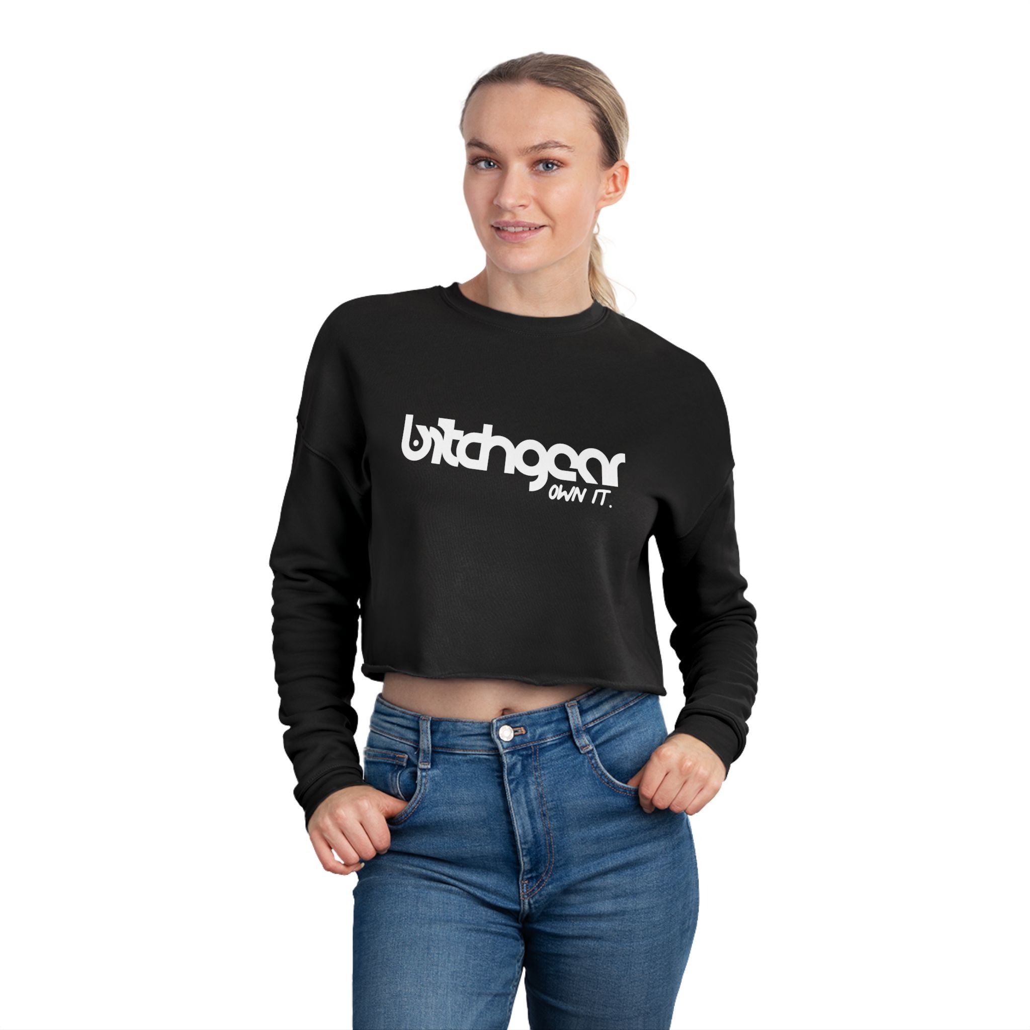 BitchGear™ Logo - Women's Cropped Sweatshirt