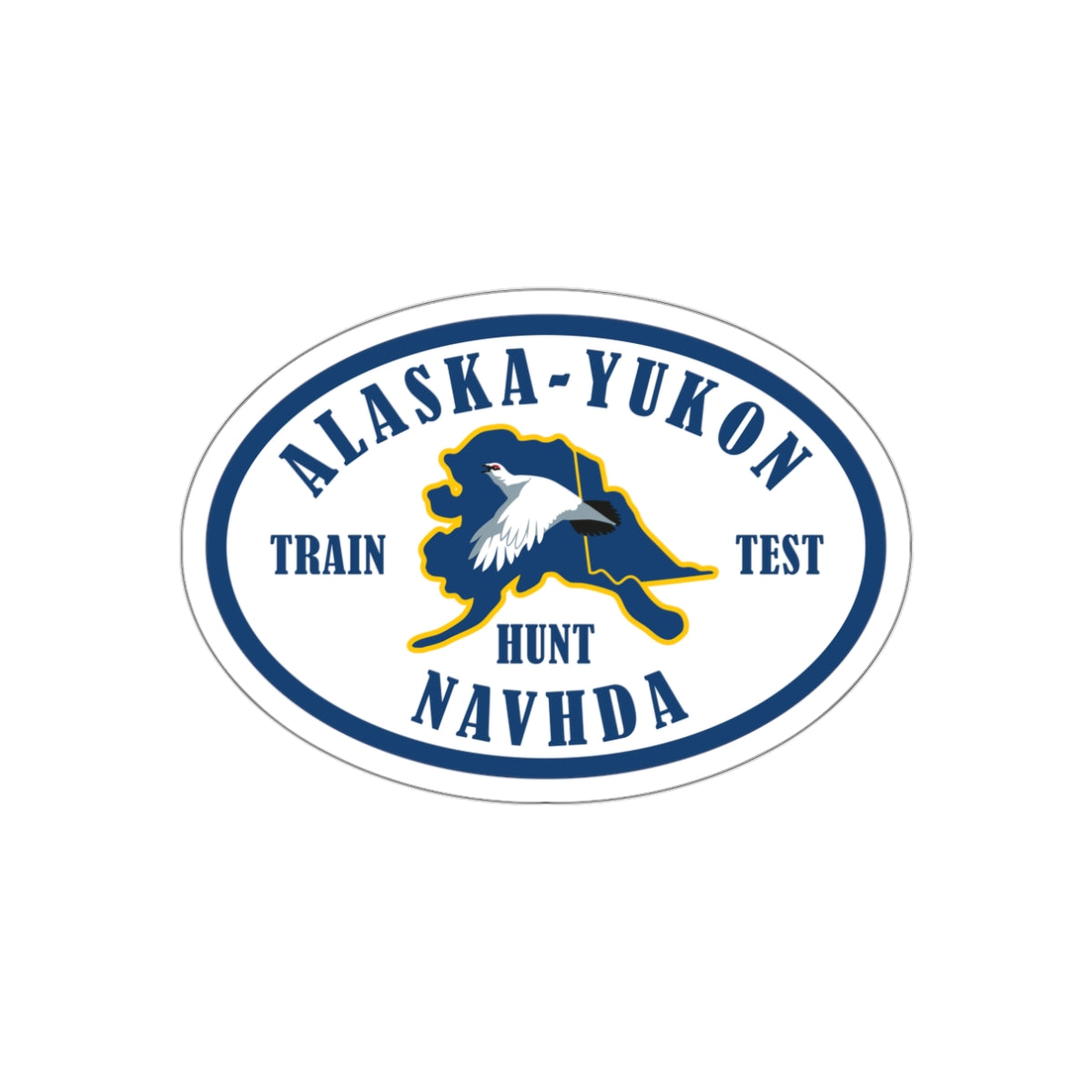 Die-Cut Sticker (Oval) with Custom Logo